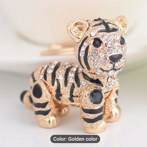 NWT Rhinestone Tiger keychain/bag charm